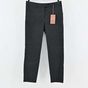 ETRO Womens Black Pants Size 38 Classic Trousers Stretch Cotton Quiet Luxury NEW